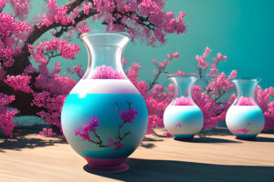 jaoanese-sake-3dsci-fi-future-cyan-and-magenta-high-detail-4k-high-quality-sharp-details-148498845